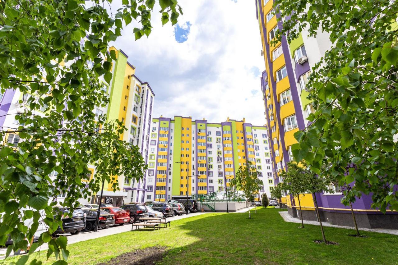 0157 Сучасні Нові Апартаменти Жк Щасливий Kiev Exterior foto