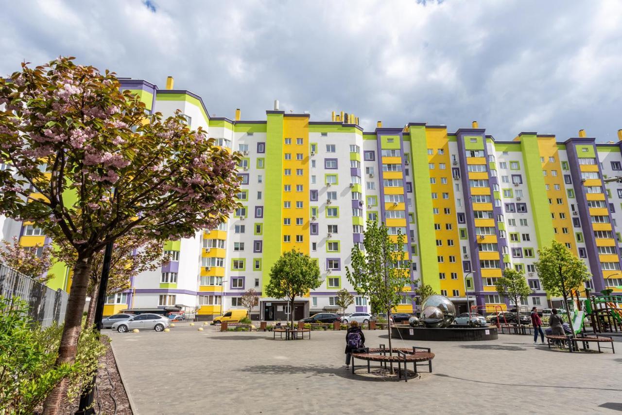 0157 Сучасні Нові Апартаменти Жк Щасливий Kiev Exterior foto